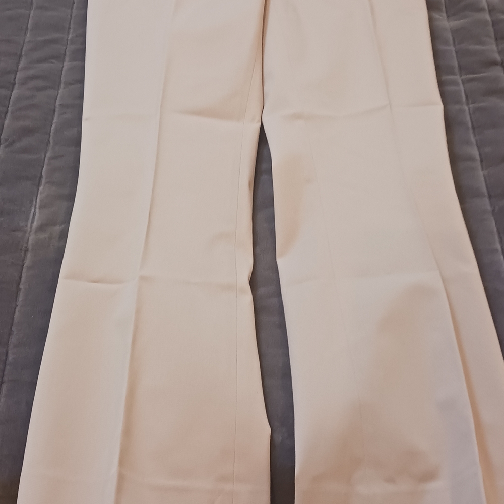 Elegant Cream Women's Trousers